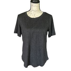 Matty M Charcoal Gray Short Sleeve Shirt Size Small